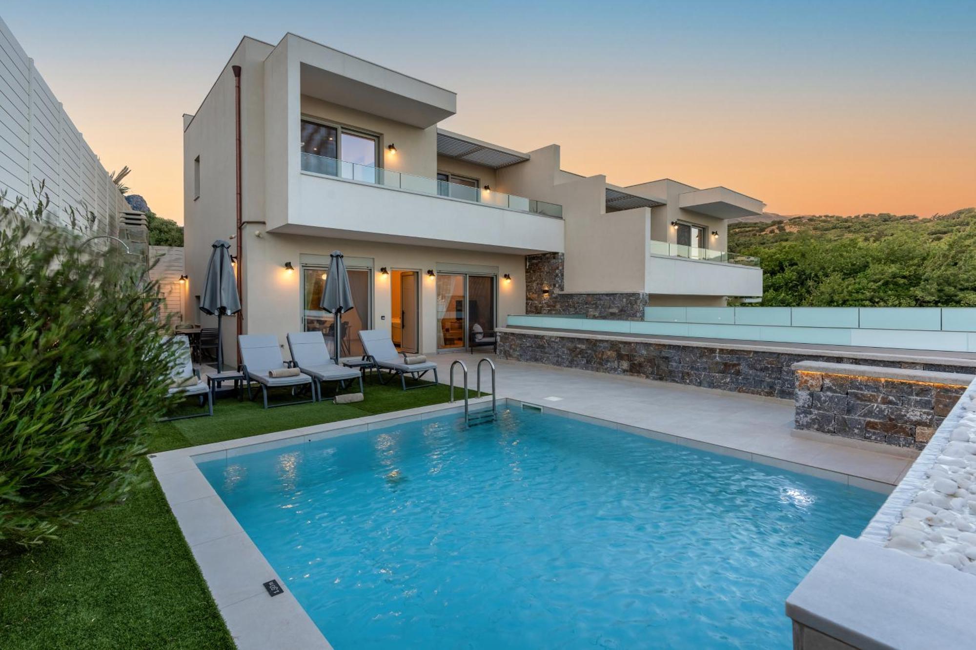 Nemesis Villas Plakias Exteriör bild