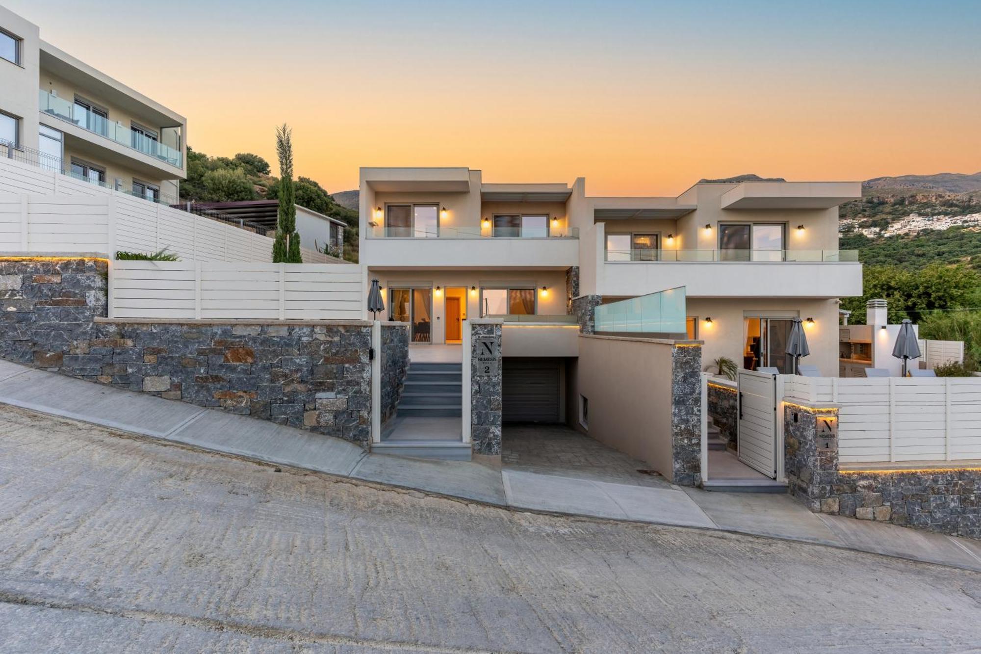 Nemesis Villas Plakias Exteriör bild